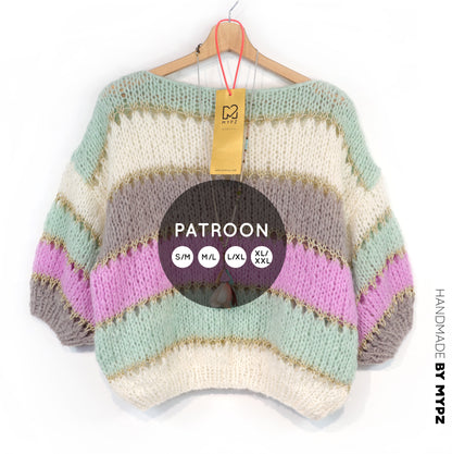 Knitting pattern – MYPZ Light Alpaca Top Clouds No10 (ENG-NL-DE-FR)