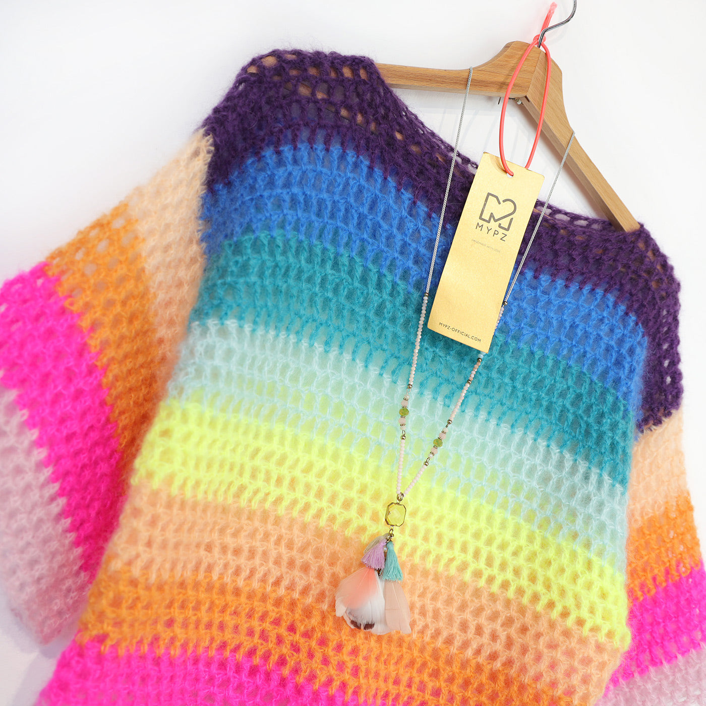 Crochet kit - Rainbow top (ENG-NL-DE)