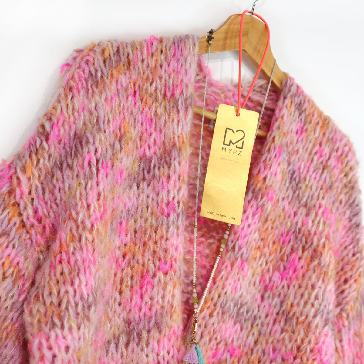 Kit per maglia - Cardigan corto e spesso in alpaca-mohair MYPZ Pecan Dream N.15 (ENG-DE-NL-ES-FR-IT-DA-SV-NO)