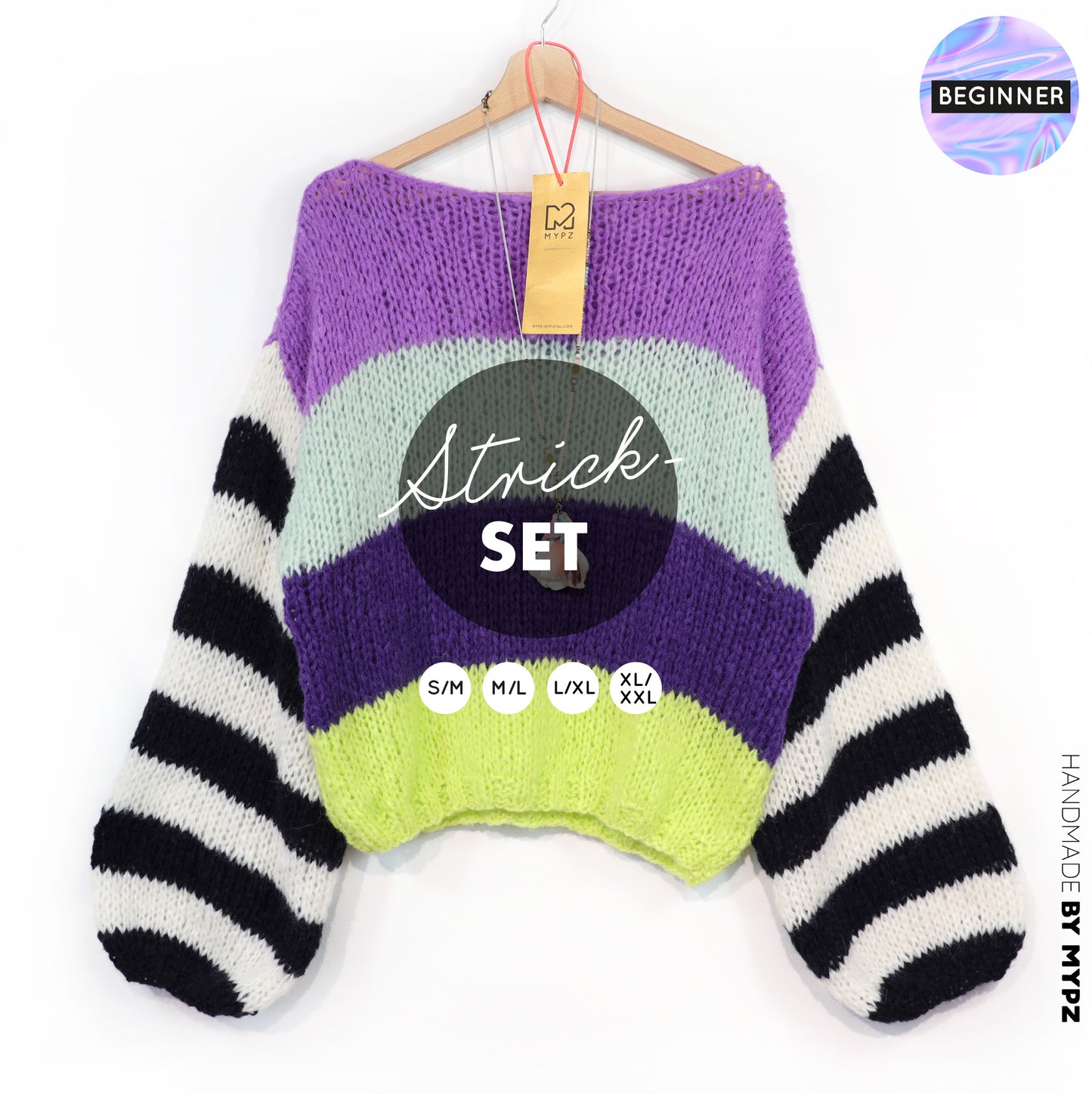 Knitting Kit – MYPZ  Light Alpaca Pullover Cloud Kiss No10 (ENG-NL-DE)