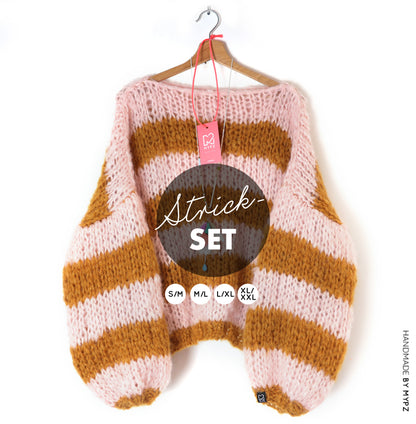 Knitting Kit – MYPZ Basic Chunky Pullover Apache No15 – Beginner (ENG-NL-FR-ES-DE)