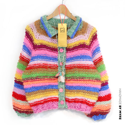 Knitting Kit – MYPZ top-down cardigan Rebel Glow No10 (ENG-NL-DE)
