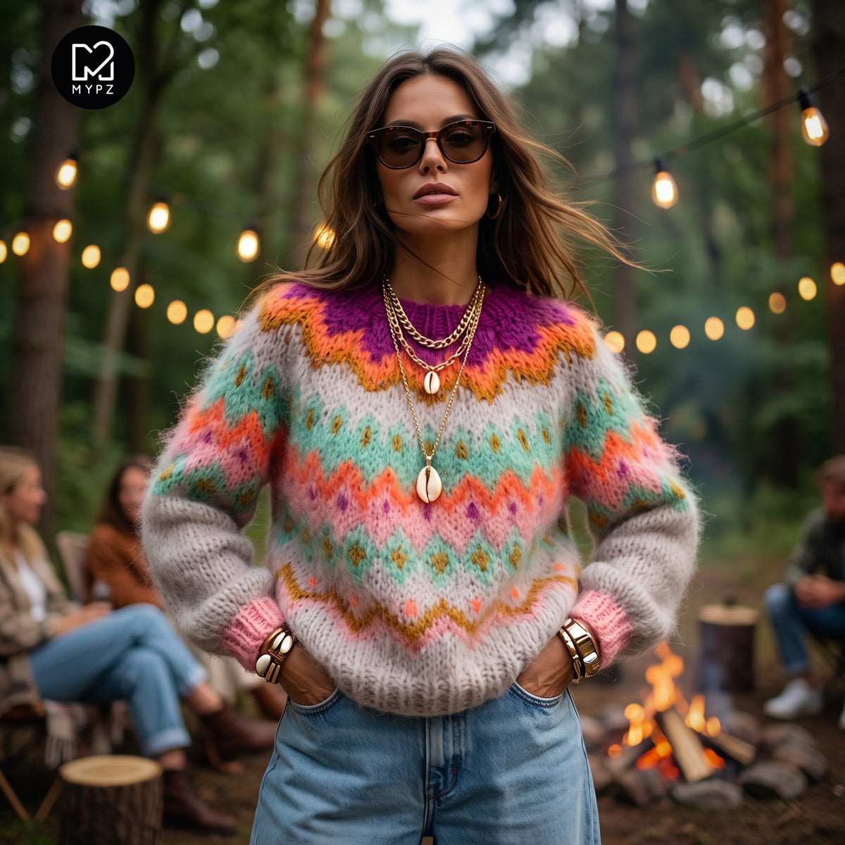 Schema per maglia - MYPZ Chunky Topdown Mohair Pullover Snowberry No.12 (ENG-DE-NL-ES-FR-IT-DA-SV-NO)