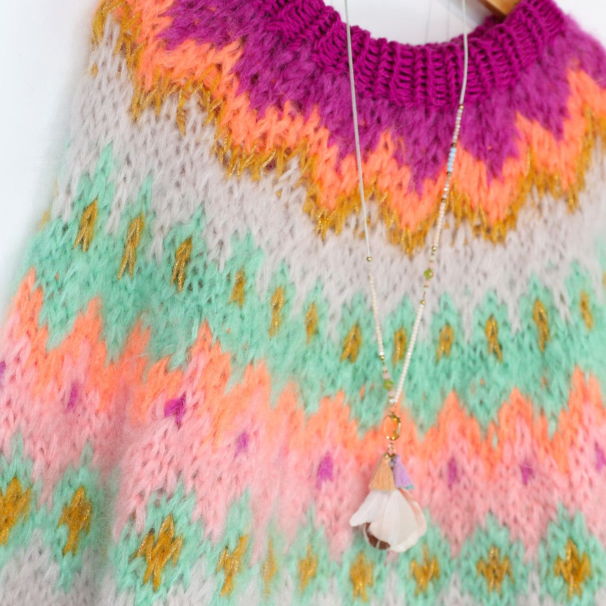 Schema per maglia - MYPZ Chunky Topdown Mohair Pullover Snowberry No.12 (ENG-DE-NL-ES-FR-IT-DA-SV-NO)