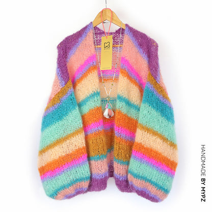 MYPZ Light Mohair Cardigan Crystal
