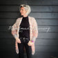 MYPZ half long chunky mohair cardigan Brown Love