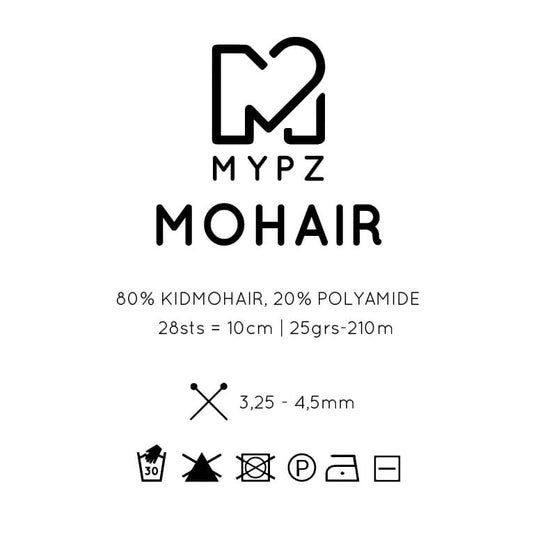 MYPZ Kidmohair Light Grey