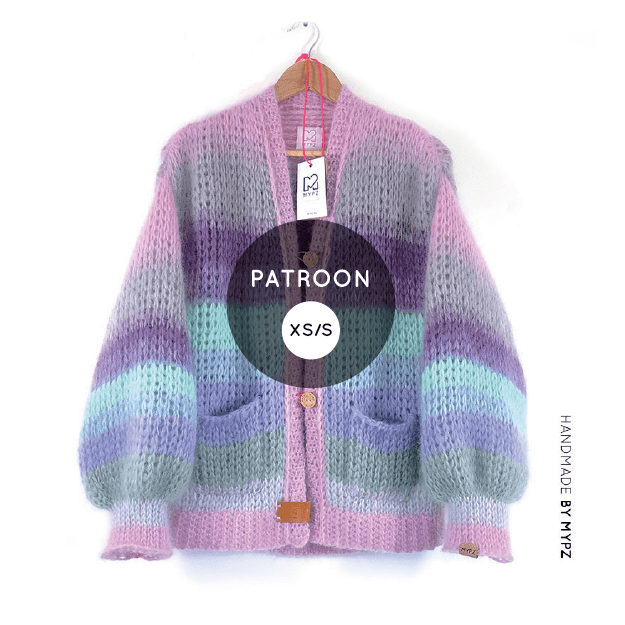 Mypz mohair vest pastel