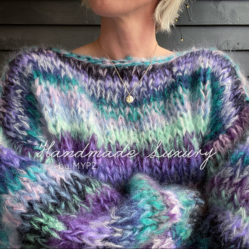 MYPZ purple rain mohair pullover No 15