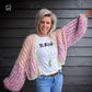 Knitting pattern – MYPZ Short Chunky Mohair Rib Cardigan Blush No.12 (ENG-NL)