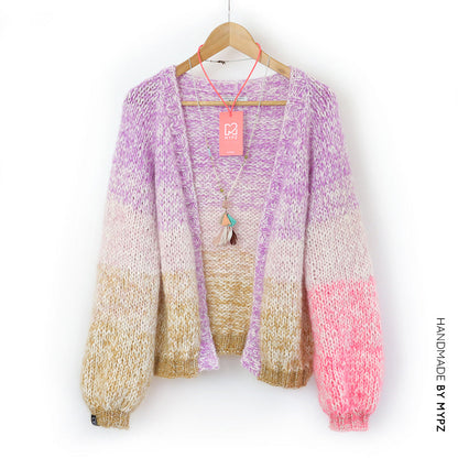 Knit pattern – MYPZ top-down cardigan Fleecy No.9 (ENG-NL)