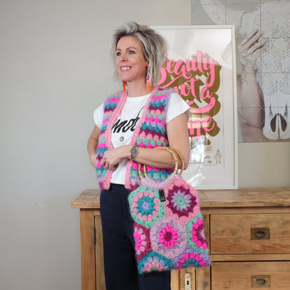 Crochet kit - MYPZ starburst hexagon bag Milano